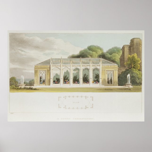 Gothic Conservatory, 1832 Poster (Framsidan)