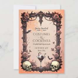 Gothic Costumes & Cocktails Halloween Inbjudan
