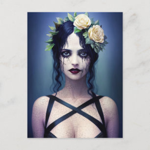 Gothic Cracks Porcelain Beauty Vykort