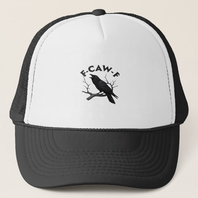 Gothic Crow Funny F-Caw-F Humor Essential Creative Keps (Framsida)