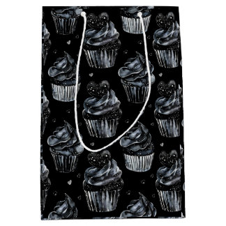 Gothic Cute Haunted Muffinss with Hearts