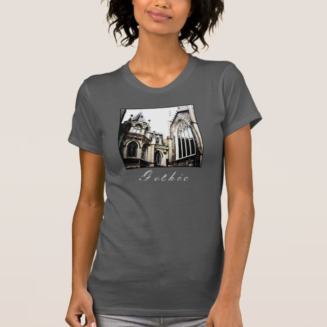 "Gothic" Dam-shirt Tröja (Framsida)