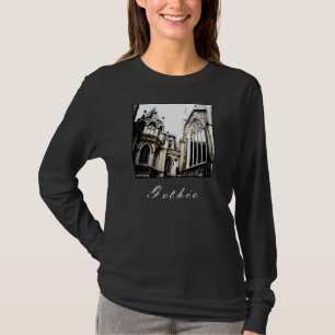 "Gothic" Dam, T-shirt med lång Sleeve