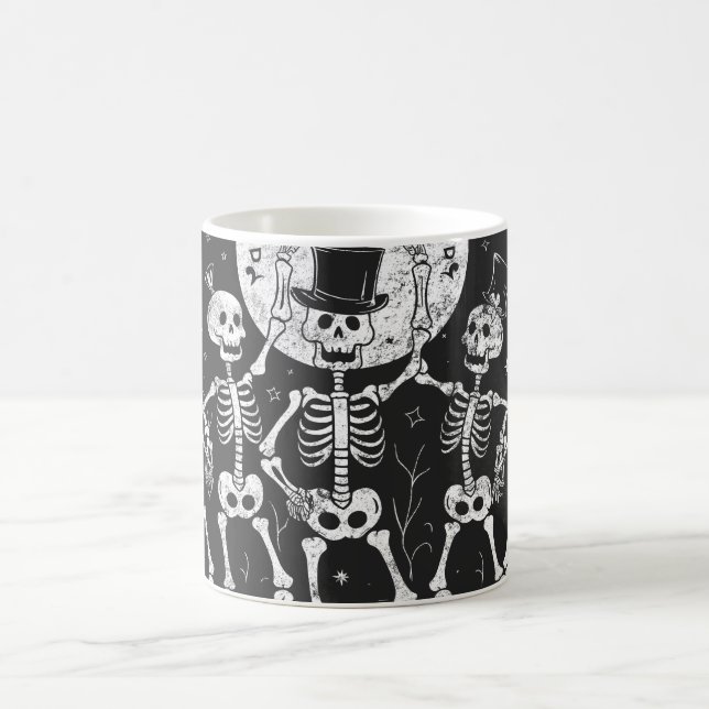 Gothic Dancing Skeleton Gift Collection Kaffemugg (Center)