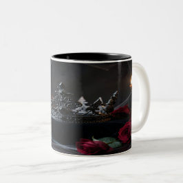 Gothic Dark Fantasy Crown Mug Två-Tonad Mugg