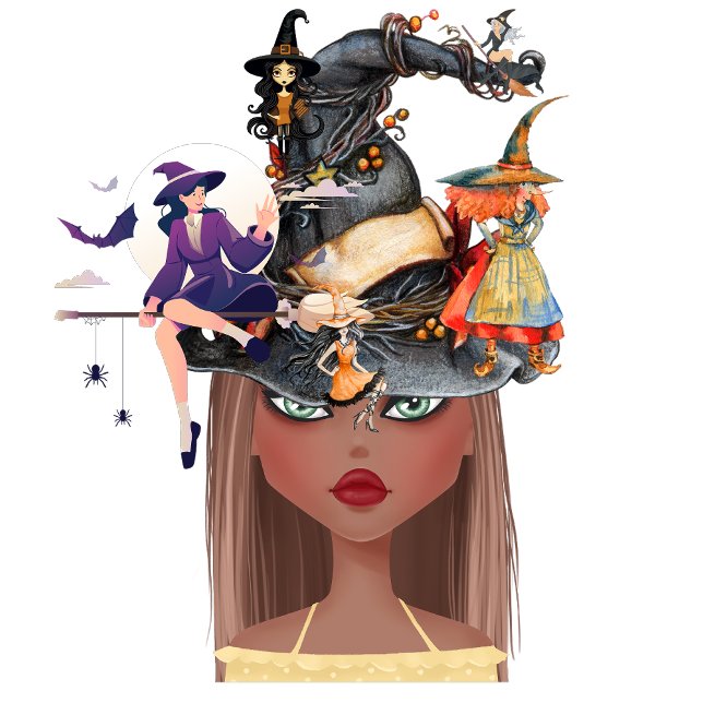 Gothic Darlings Tygkasse (A bouquet of thorns and roses, she embodied the delicate balance between light and darkness.)