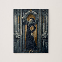 Gothic Deco | Mörk Akademi Krans Pussel