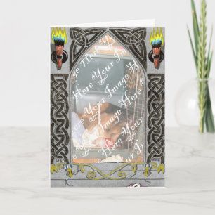 Gothic Door Ram-kort Kort
