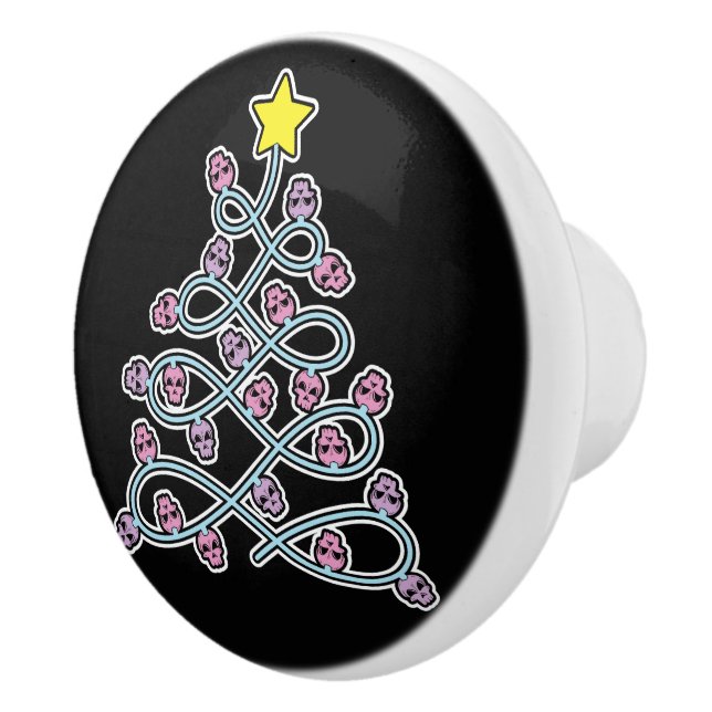 Gothic Döskallar Julgran Knob Knopp (Höger)