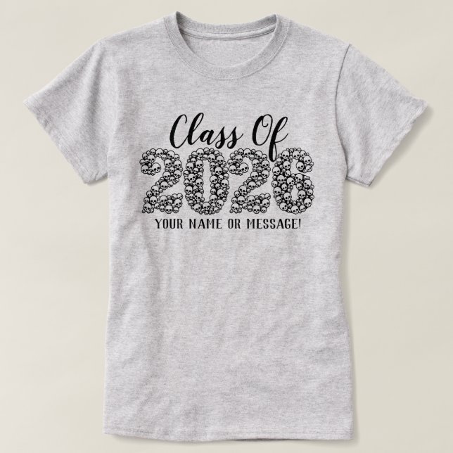 Gothic Döskallars Class of 2023 T-Shirt (Design framsida)