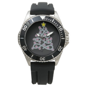 Gothic Döskallars Julgran Watch Armbandsur