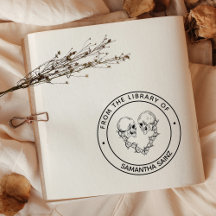 Gothic Döskallars Mörk Bibliotek i Bok