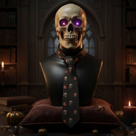 Gothic Döskallars & Ravens Mörk Halloween Slips