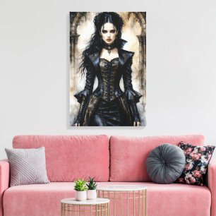 Gothic Elegance Canvastryck