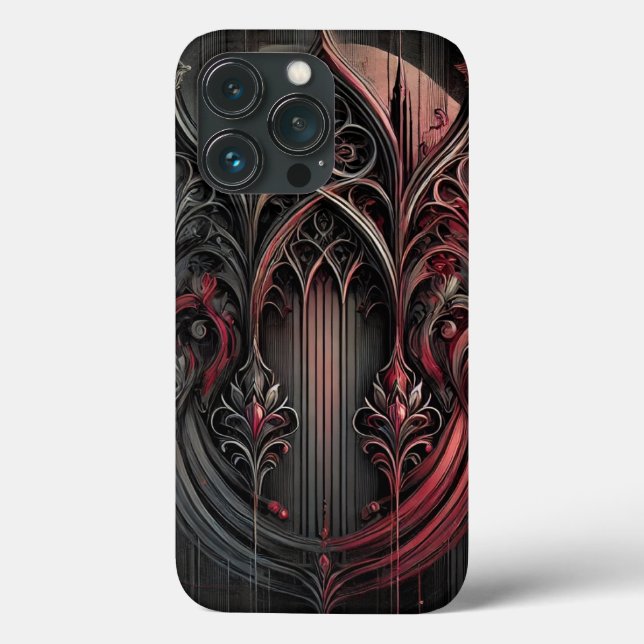 Gothic Elegance Phone Case (Baksida)