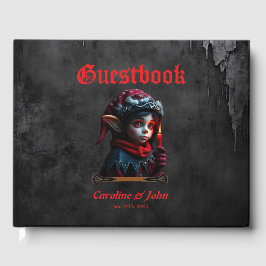 Gothic Elf magi under fullt måne. Gästböcker