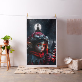 Gothic Elf magi under fullt måne. Tyg