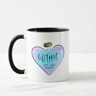 Gothic eller Go Home Mugg (Lila/Blue)