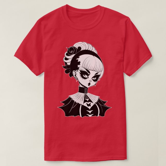 Gothic eller Goth Witch Mörk Aesthetic 1 T Shirt (Design framsida)