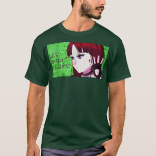 Gothic & Emo Serious Anime Girl Life är inte ett s T Shirt