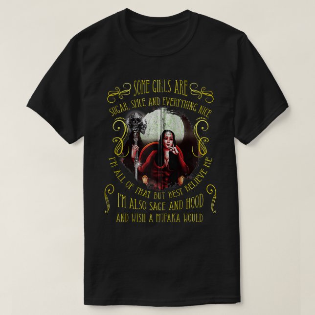 Gothic Empress Tarot Sugar Spice och allt annat T Shirt (Design framsida)