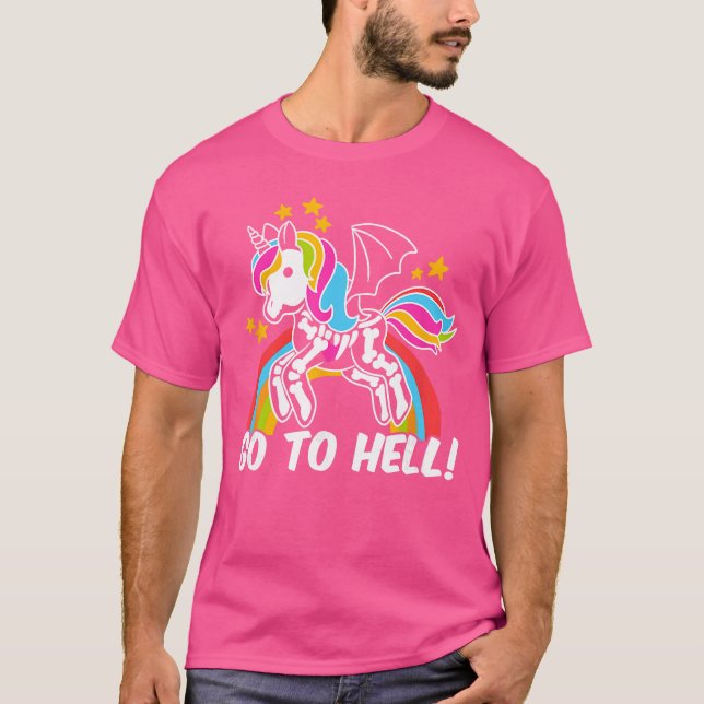 Gothic Enhörning Seriefamilj T Shirt (Framsida)