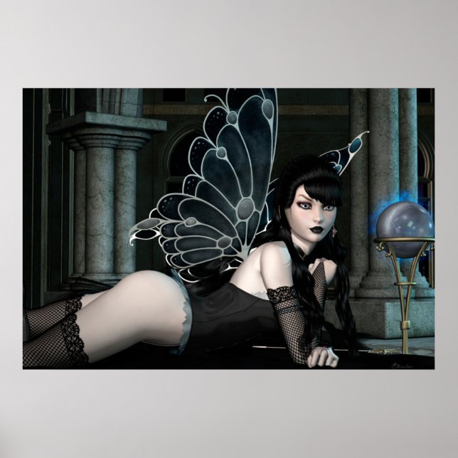 Gothic Fae Series ANNA Fantasy Art Poster (Framsidan)