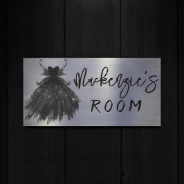 Gothic Fairy Black Gown | Vampy Goth Glam Sheen