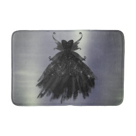 Gothic Fairy Black Gown | Vampy Goth Glam Sheen Badrumsmatta