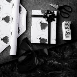 Gothic Fairy Black Gown | Vampy Goth Glam Sheen Presentpapper