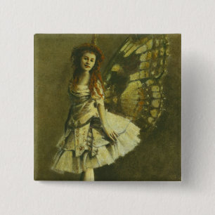 Gothic Fairy Button Knapp