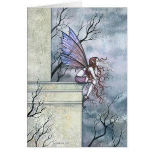 Gothic Fairy Card av Molly Harrison Hälsningskort