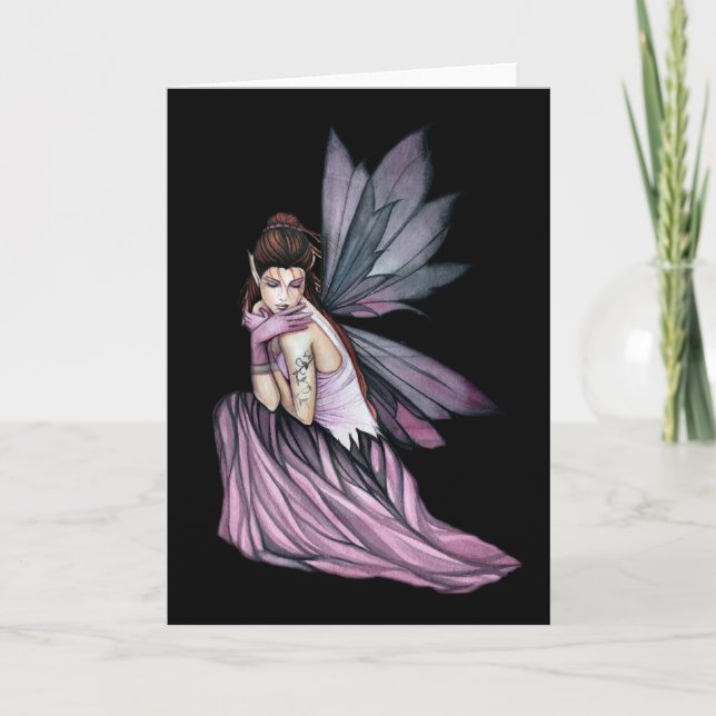 Gothic Fairy Greeting Card av Molly av Harrison Kort (Framsida)