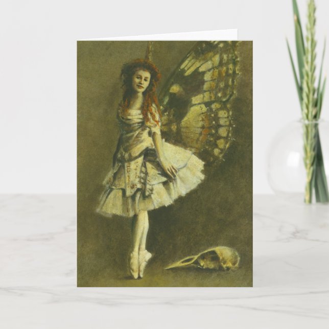 Gothic Fairy Hälsning Card Kort (Framsida)