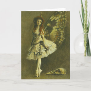 Gothic Fairy Hälsning Card Kort