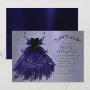Gothic Fairy Indigo Gown   Djup Royal Lila Sheen Inbjudningar