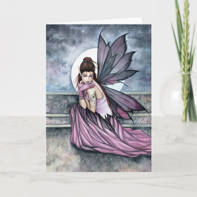 Gothic Fairy Moon Card av Molly Harrison Kort (Framsida)