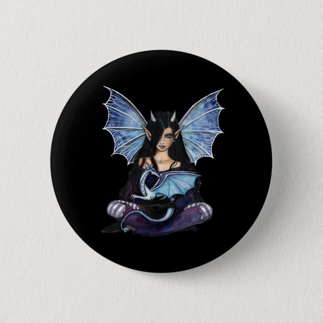 Gothic Fairy Pin, Button by Molly Harrison Knapp (Framsida)