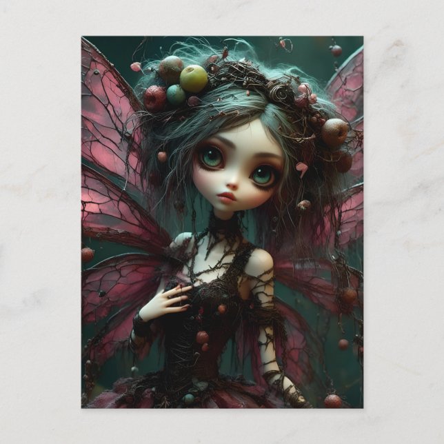 Gothic Fairy Vykort (Framsida)