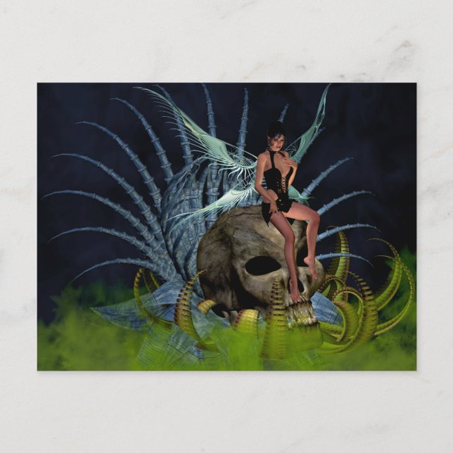 Gothic Fairy Vykort (Framsida)