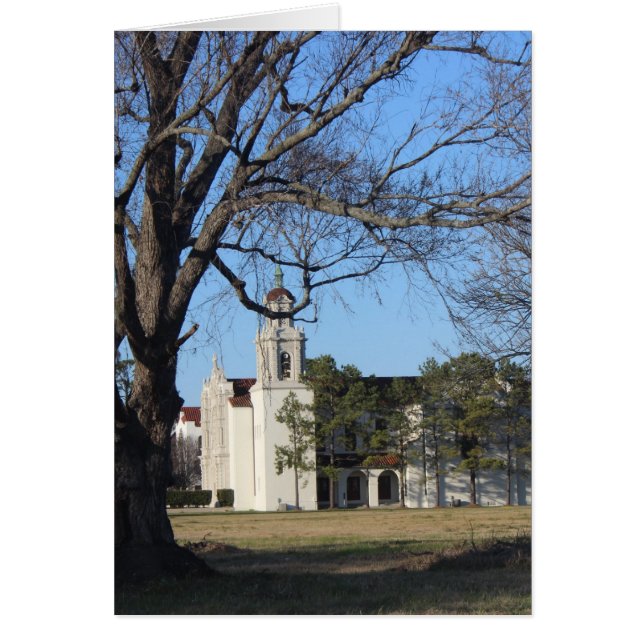 Gothic Fall Church Hälsningskort (Framsidan)