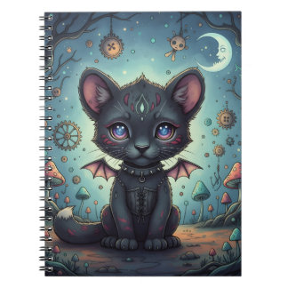 Gothic Fantasy Baby KitBat Anteckningsbok
