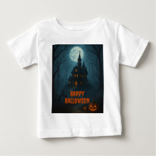 Gothic Fantasy Brött slott och konstgjord moonli T Shirt