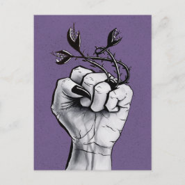 Gothic Fantasy Creepy Witch Vykort