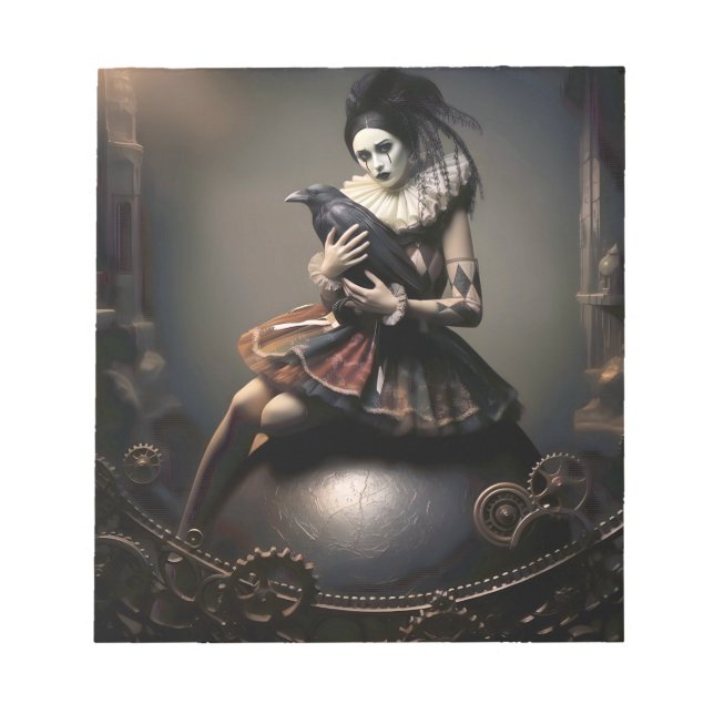 Gothic Fantasy Poster Anteckningsblock (Framsida)