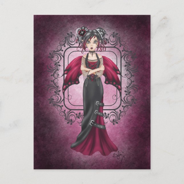 Gothic Fe Card Vykort (Framsida)
