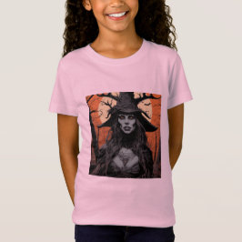Gothic female demon t shirt