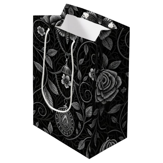 Gothic Fjäril Blommönster (4) (Framsidan Vinklad)
