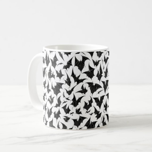 Gothic Fladdermöss Kaffemugg (Framsida vänster)