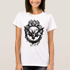 Gothic Fladdermus och Salem Witch House T Shirt